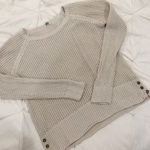 Fossil open weave sweater